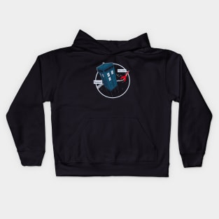 Tintin and snowy waving at you 5 Kids Hoodie
